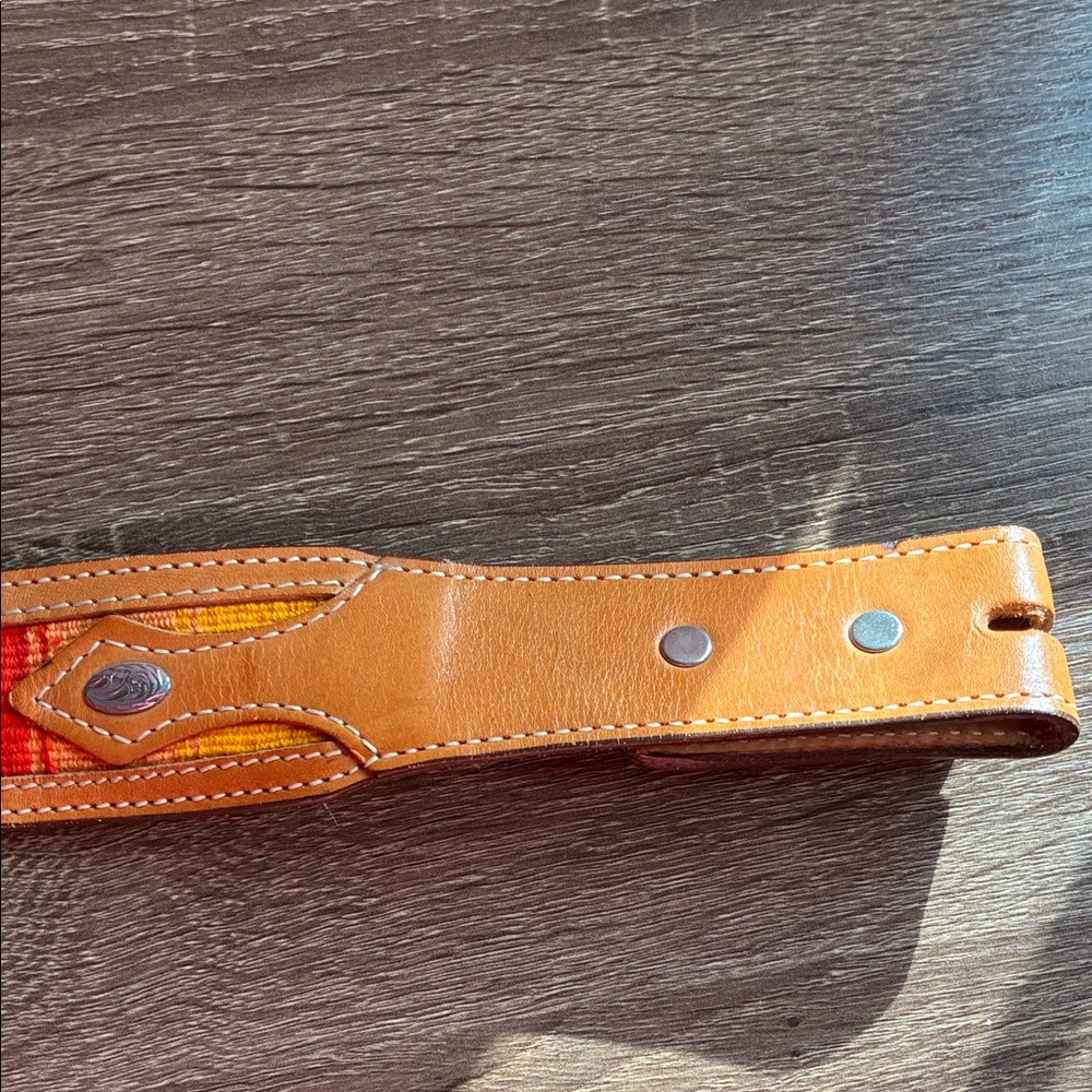 Women’s Vintage Circle Y of Yoakum Multi Color Belt Size 28 - Picture 4 of 12